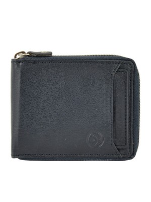 Daston 094 Δερμάτινο Ανδρικό Πορτοφόλι με RFID Μπλε