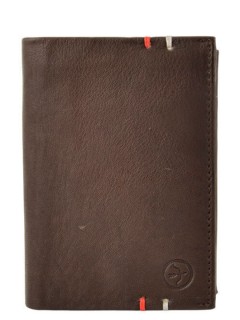 Daston Δερμάτινο Ανδρικό Πορτοφόλι με RFID Καφέ