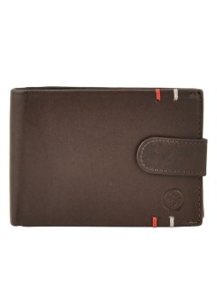 Daston 099 Δερμάτινο Ανδρικό Πορτοφόλι με RFID Καφέ