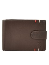 Daston 099 Δερμάτινο Ανδρικό Πορτοφόλι με RFID Καφέ