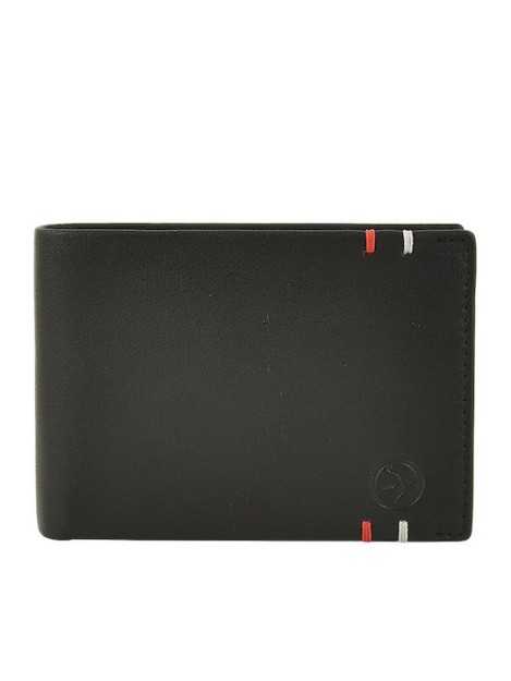 Daston 096 Ανδρικό Δερμάτινο Πορτοφόλι με RFID Μαύρο