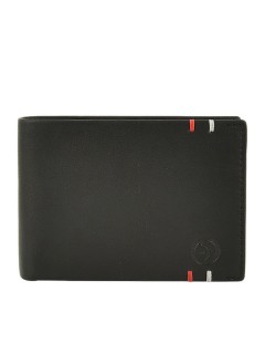 Daston 096 Ανδρικό Δερμάτινο Πορτοφόλι με RFID Μαύρο