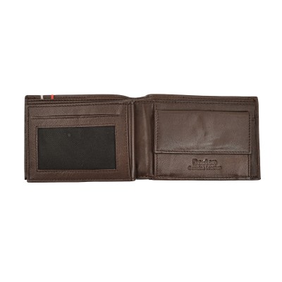 Daston Δερμάτινο Ανδρικό Πορτοφόλι με RFID Καφέ