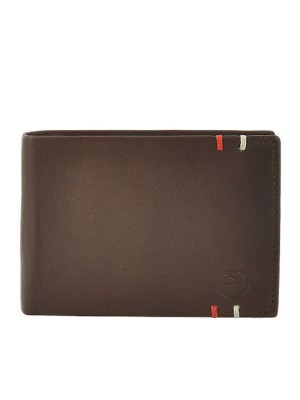 Daston Δερμάτινο Ανδρικό Πορτοφόλι με RFID Καφέ