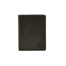 Daston 084 Δερμάτινο Ανδρικό Πορτοφόλι με RFID Μαύρο-Γκρι
