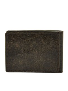 Daston 082 Δερμάτινο Ανδρικό Πορτοφόλι Καρτών με RFID Μαύρο/Γκρι