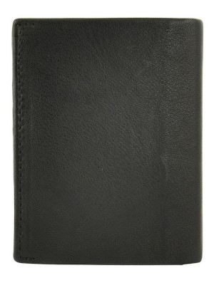 Daston Δερμάτινο Ανδρικό Πορτοφόλι με RFID Μαύρο