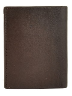 Daston Δερμάτινο Ανδρικό Πορτοφόλι με RFID Καφέ