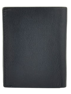 Daston Δερμάτινο Ανδρικό Πορτοφόλι με RFID Μπλε