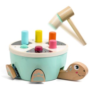 Top Bright Ξύλινο Παιχνίδι Δραστηριοτήτων Hammer Turtle 121097