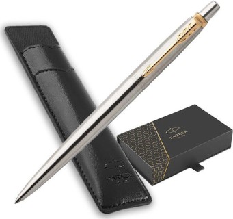 Parker Jotter Core Στυλό Ballpoint Ασημί με Μπλε Μελάνι