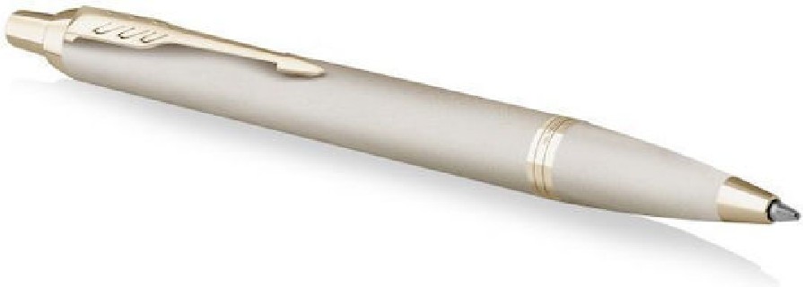 Parker IM Monochrome Σετ Γραφείου με Σημειωματάριο και Στυλό Champagne 2τμχ