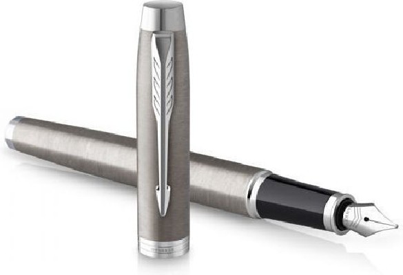 Parker Σετ Γραφείου με Σημειωματάριο και Πένα Im Essential Stainless Steel Ct M 1τμχ Nibs Medium