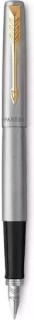 Parker Jotter Core Duo Σετ Στυλό Ballpoint Medium με Πένα Medium από Ατσάλι Ασημί σε Θήκη