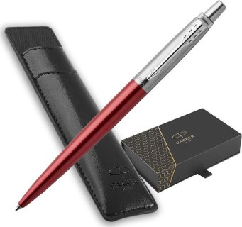 Parker Jotter Στυλό Ballpoint Κόκκινο με Μπλε Μελάνι