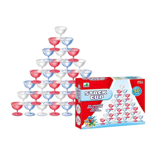 Επιτραπέζιο Παιχνίδι Stack Cup 4+ Ετών ToyMarkt