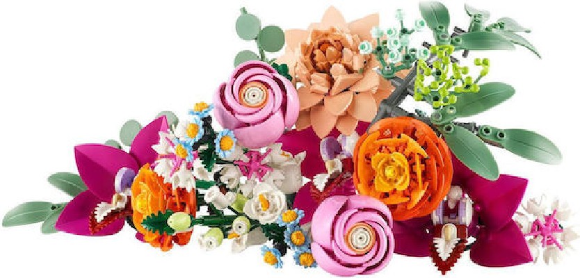 LEGO Botanical Collection Pretty Pink Flower Bouquet για 18+ Ετών 749τμχ