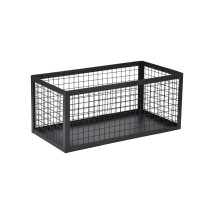 ESTIA ΚΑΛΑΘΙ ΑΠΟΘΗΚΕΥΣΗΣ & ΟΡΓΑΝΩΣΗΣ CAGE ΜΕΤΑΛΛΙΚΟ 23.5x15x11cm ΜΑΥΡΟ