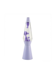 I-Total Διακοσμητικό Φωτιστικό Lava Lamp Μωβ Pastel XL3116