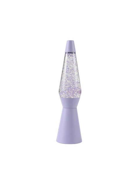 I-Total Διακοσμητικό Φωτιστικό Lava Lamp Μωβ XL2985