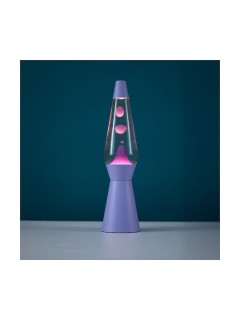 I-Total Διακοσμητικό Φωτιστικό Lava Lamp Μωβ XL2985