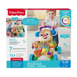 FISHER-PRICE - ΠΑΙΖΩ ΚΑΙ ΜΑΘΑΙΝΩ - SMART STAGES - ΕΚΠΑΙΔΕΥΤΙΚΗ ΣΤΡΑΤΑ ΣΚΥΛΑΚΙ ΜΠΛΕ- FTC66
