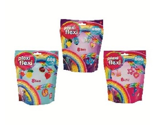 PLEXI FLEXI ΣΑΚΟΥΛΑΚΙ ΜΕ 800 ΛΑΣΤΙΧΑΚΙΑ & 8 ΑΞΕΣΟΥΑΡ (3 ΣΧΕΔΙΑ - ΤΥΧΑΙΑ ΕΠΙΛΟΓΗ)