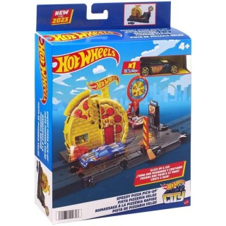 HOT WHEELS CITY - ΜΙΝΙ ΠΙΣΤΕΣ SPEEDY PIZZA PICK-UP - HKX44