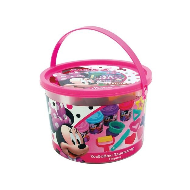 ΚΟΥΒΑΔΑΚΙ ΜΕ 4 ΒΑΖΑΚΙΑ ΠΛΑΣΤΕΛΙΝΗΣ 2ΟΖ ΚΑΙ ΕΡΓΑΛΕΙΑ MINNIE - ASSORTED (03571)