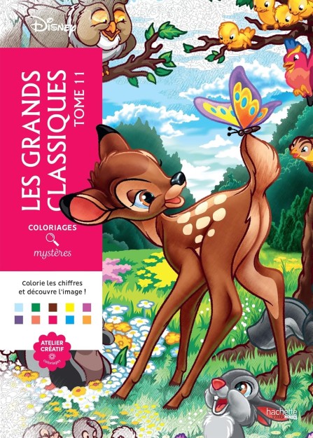 COLORIAGES MYSTERES DISNEY - LES GRANDS CLASSIQUES