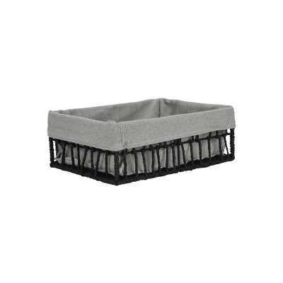 ESTIA ΚΑΛΑΘΙ ΑΠΟΘΗΚΕΥΣΗΣ & ΟΡΓΑΝΩΣΗΣ NEST 28×20×10cm ΜΑΥΡΟ