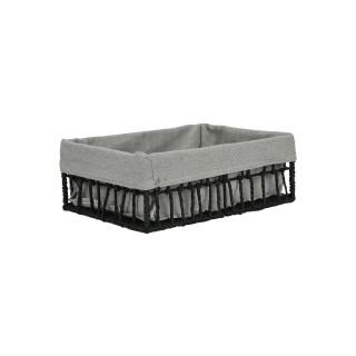 ESTIA ΚΑΛΑΘΙ ΑΠΟΘΗΚΕΥΣΗΣ & ΟΡΓΑΝΩΣΗΣ NEST 28×20×10cm ΜΑΥΡΟ