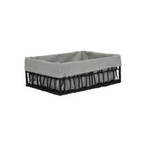 ESTIA ΚΑΛΑΘΙ ΑΠΟΘΗΚΕΥΣΗΣ & ΟΡΓΑΝΩΣΗΣ NEST 28×20×10cm ΜΑΥΡΟ