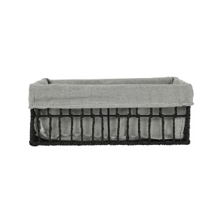 ESTIA ΚΑΛΑΘΙ ΑΠΟΘΗΚΕΥΣΗΣ & ΟΡΓΑΝΩΣΗΣ NEST 32×24×12cm ΜΑΥΡΟ