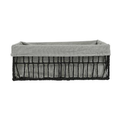 ESTIA ΚΑΛΑΘΙ ΑΠΟΘΗΚΕΥΣΗΣ & ΟΡΓΑΝΩΣΗΣ NEST 36×27×13cm ΜΑΥΡΟ