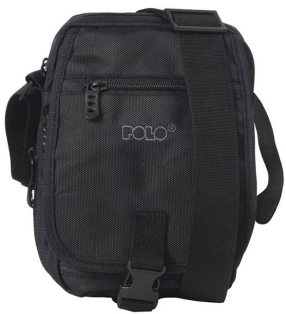 Polo Vertical-M Ανδρική Τσάντα Ώμου / Χιαστί σε Μαύρο χρώμα 9-07-071-02