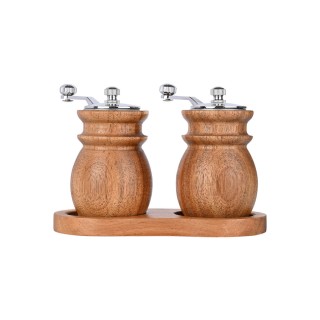 ESTIA ΜΥΛΟΙ ΓΙΑ ΑΛΑΤΙ/ΠΙΠΕΡΙ ALLURE ΞΥΛΙΝΟΙ ΣΕΤ 2 ΤΕΜ. ΜΕ ΒΑΣΗ