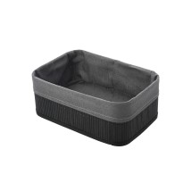 ESTIA ΚΑΛΑΘΙ ΟΡΓΑΝΩΣΗΣ BAMBOO ESSENTIALS 30x25cm ME ΕΠΕΝΔΥΣΗ ΜΑΥΡΟ