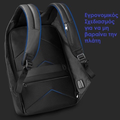 Tigernu T-B3599 Τσάντα Πλάτης για Laptop 15.6" σε Μαύρο χρώμα