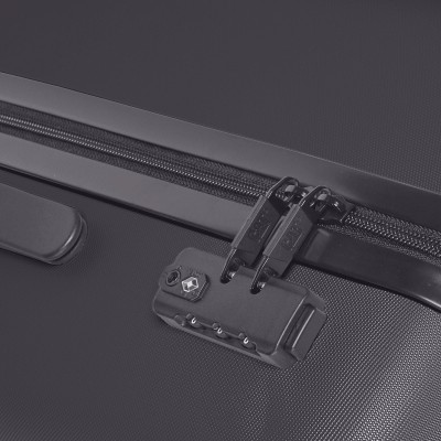 CAT Rockford Βαλίτσα Ταξιδίου Καμπίνας Σκληρή Μαύρη με 4 Ρόδες Ύψους 55εκ. 84683-01