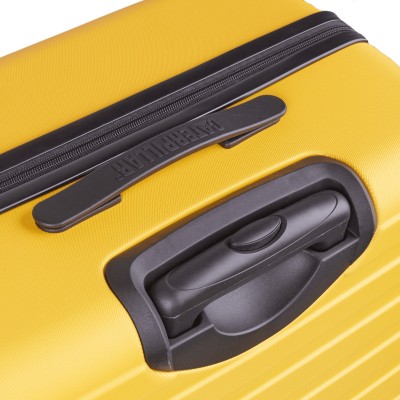 CAT Rockford Βαλίτσα Ταξιδίου Καμπίνας Σκληρή Κίτρινη με 4 Ρόδες Ύψους 55εκ. 84683-42