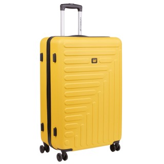 CAT Rockford Βαλίτσα Ταξιδίου Καμπίνας Σκληρή Κίτρινη με 4 Ρόδες Ύψους 55εκ. 84683-42