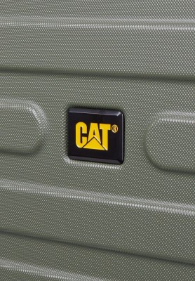 CAT Rockford Βαλίτσα Ταξιδίου Καμπίνας Σκληρή Χακί με 4 Ρόδες 55x23x26cm 32L 84683-551