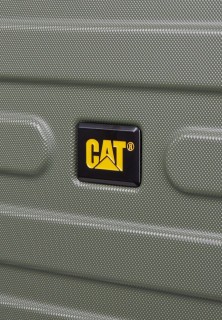 CAT Rockford Βαλίτσα Ταξιδίου Καμπίνας Σκληρή Χακί με 4 Ρόδες 55x23x26cm 32L 84683-551