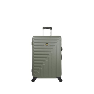 CAT Rockford Βαλίτσα Ταξιδίου Καμπίνας Σκληρή Χακί με 4 Ρόδες Ύψους 55εκ. 84683-551