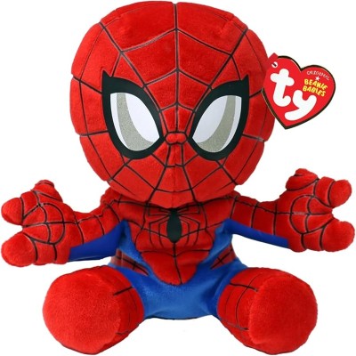 TY BEANIE BOOS ΛΟΥΤΡΙΝΟ MARVEL: ΧΝΟΥΔΩΤΟ FLOPPY SPIDERMAN 15ΕΚ