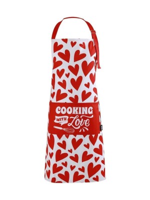 Total Gift Ποδιά Κουζίνας με Καρδιές XL2561