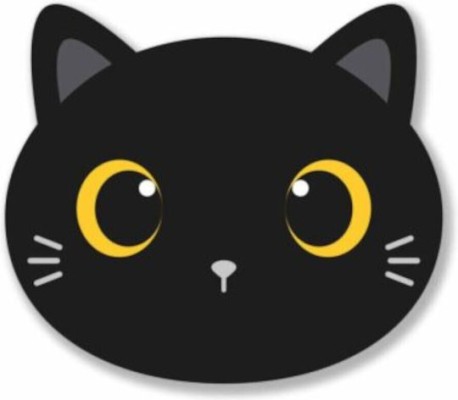 I-Total Mouse Pad Black Cat XL2552K