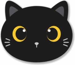 I-Total Mouse Pad Black Cat XL2552K