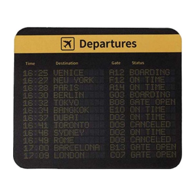 I-Total Mouse Pad Departures XL2552A